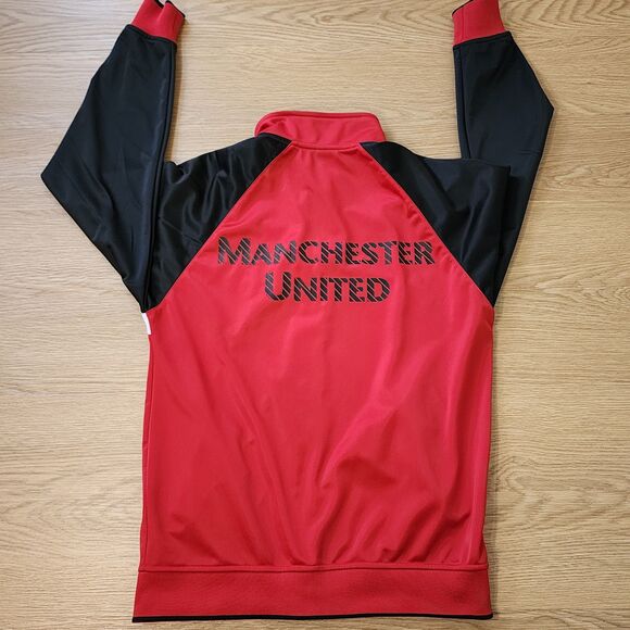Official Manchester United - Soccer - Full Zip Warm Up Jacket - Size Medium - Picture 2 of 12